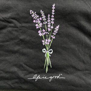 Life is Good Bunch of Lavender Crusher Short Sleeve